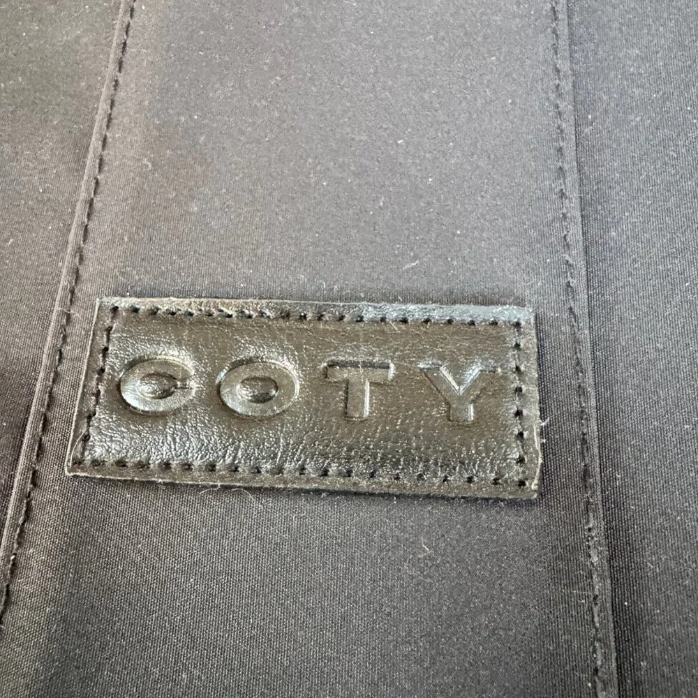 Coty Black Laptop or Messenger Bag fits up to 13 inch laptop with 2 pockets NEW